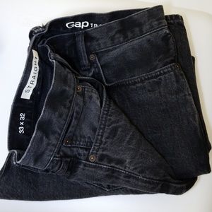 Gap straight leg jeans men's 33x32